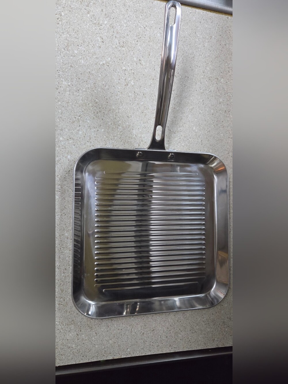 Viking 11.25 Inch Square Stainless Steel Grill Pan